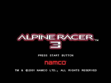 Alpine Racer 3 (Japan) screen shot title